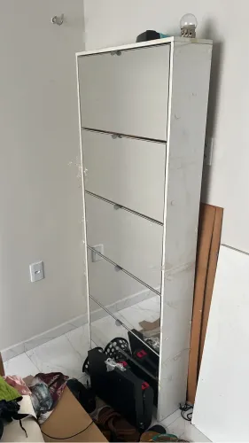 Sapateira espelhada 5 gavetas