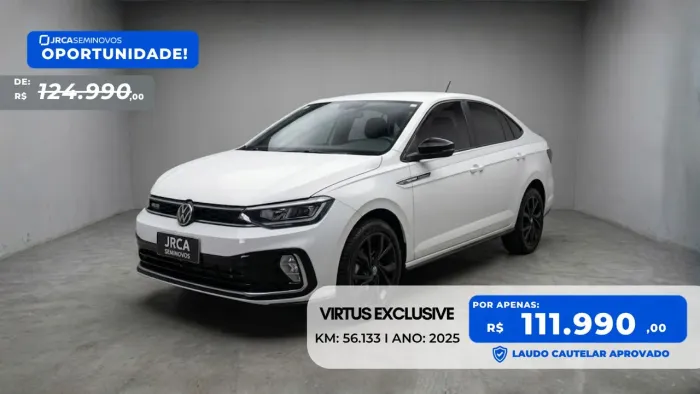Volkswagen Virtus Exclusive 250tsi 1.4 Flex 16V AUT 2025