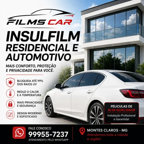 Insulfilm residencial e automotivo