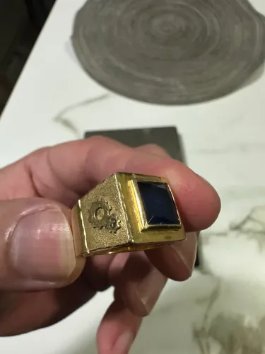 anel de ouro 18k 