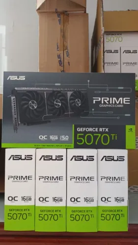 RTX 5070 TI, ASUS PRIME, 16GB, GDDR7 - LOJA CONCEITUADA