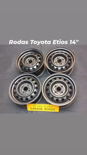 RODAS FERRO TOYOTA ETIOS ARO 14 