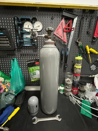Cilindro de Nitrogênio 1,5m3 10.7 L com regulador de alta pressão 2000psi