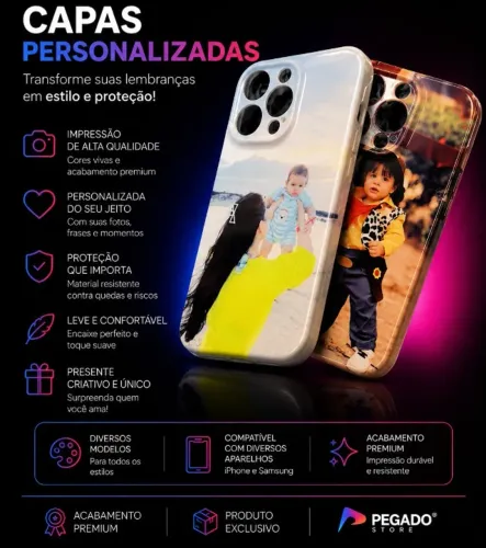 CAPA PERSONALIZADA PARA IPHONE