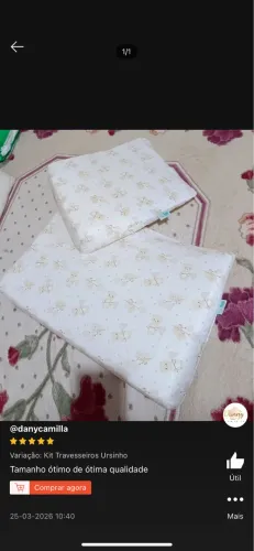 Kit travesseiros anti refluxo para bebês