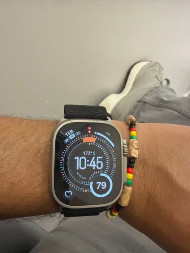 APPLE WATCH ULTRA 3 IMPECÁVEL COMPLETO COM CAIXA BATERIA 100 E GARANTIA