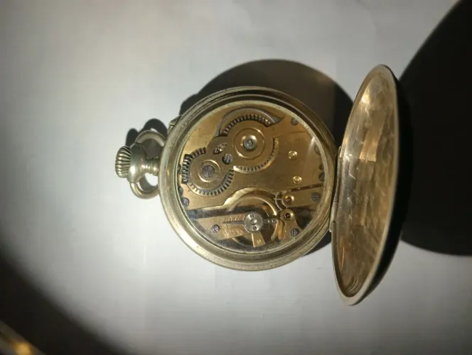 Relógio de bolso antigo B.l Roskopf Patent