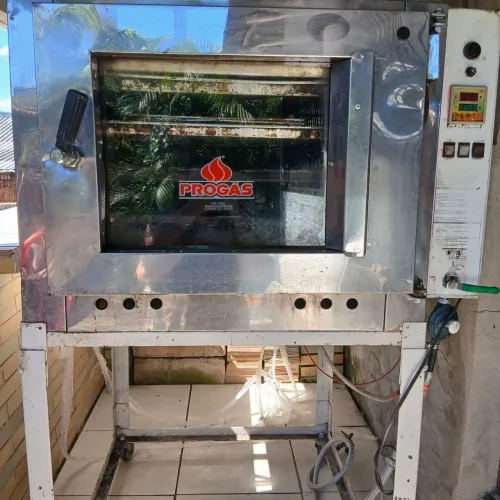Forno Industrial híbrido (elétrico e a gás)