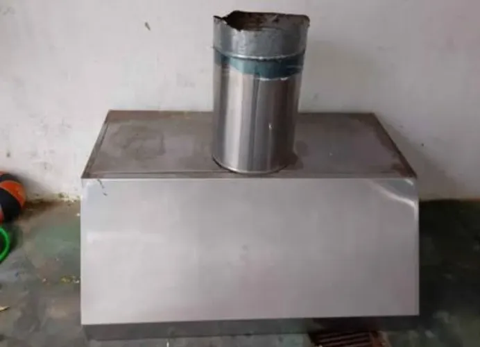 COIFA DE INOX 120x80x50