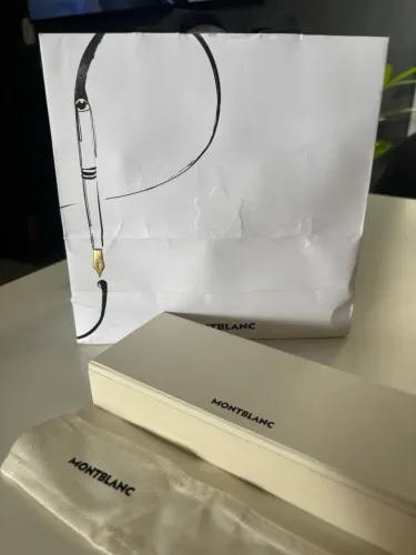 Caneta Montblanc Original Meisterstück Preta com Caixa Completa