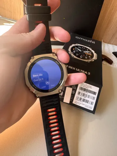 Smartwatch Amazfit T-Rex Ultra 2 - Semi-novo (Usado apenas 2x)