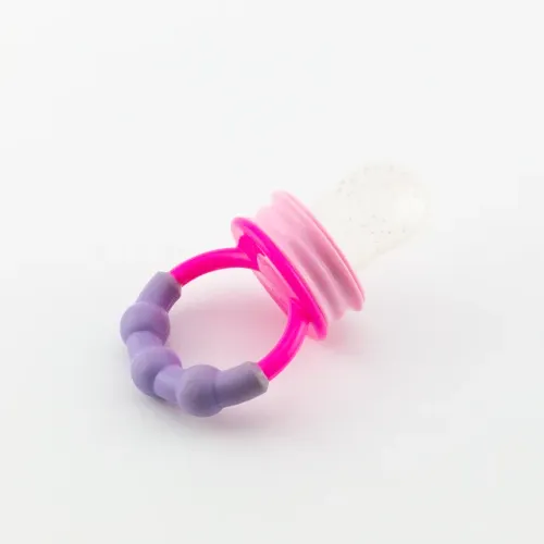 Chupeta Alimentadora Lolly Silicone Rosa