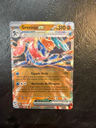Carta de Pokemón Greninja ex