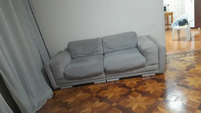 Sofa 2 lugares confortavel retirar em santos
