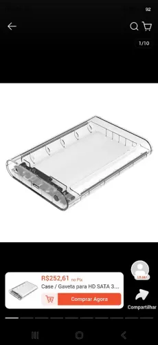 Case / Gaveta para HD SATA 3.5 USB 3.0 - 3139U3 Orico