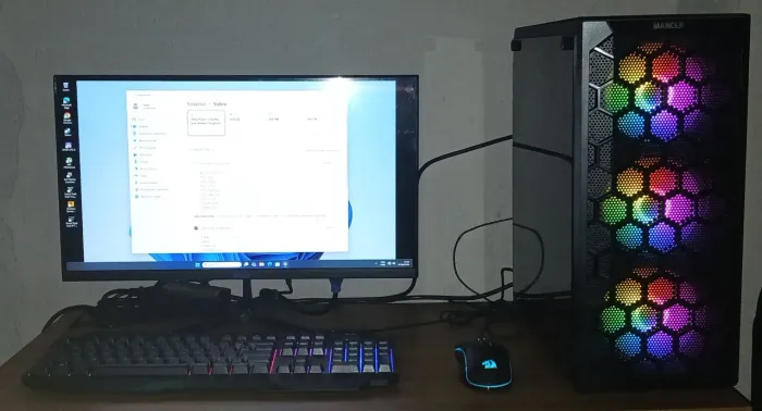 PC Gamer Ryzen 5 4600G+MonitorPichau