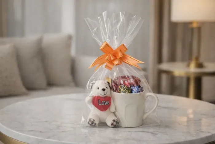 Caneca de Chocolates com Ursinho