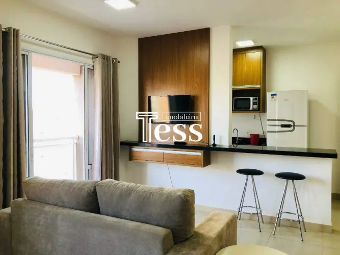 Apartamento mobiliado para aluguel com 1 quarto (40m²) no Jardim Ouro Verde, São José do R