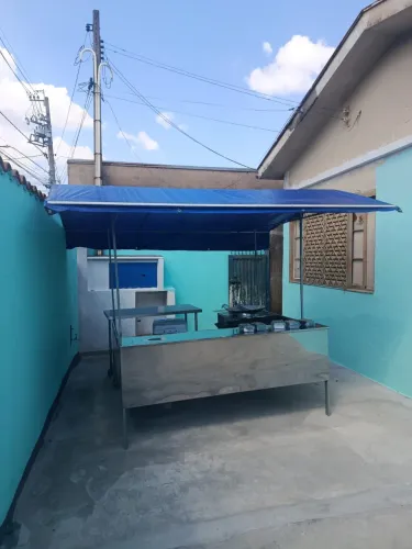 Barraca pastel completa (NOVA, NUNCA USADA)