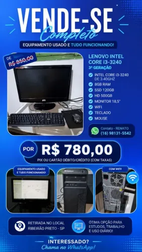 CPU Intel Core i3 - Completo