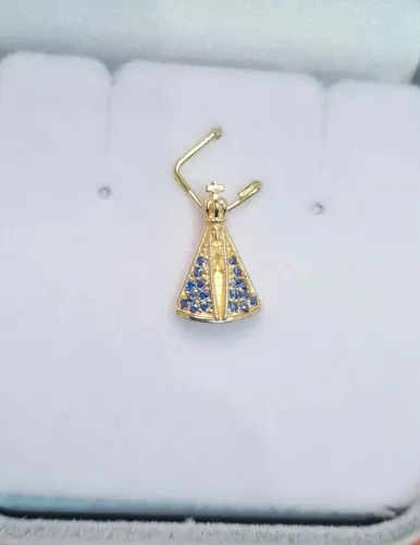 Pingente N. Senhora Pequeno Ouro 18k