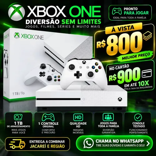 XBOX ONE 1TB À VENDA!