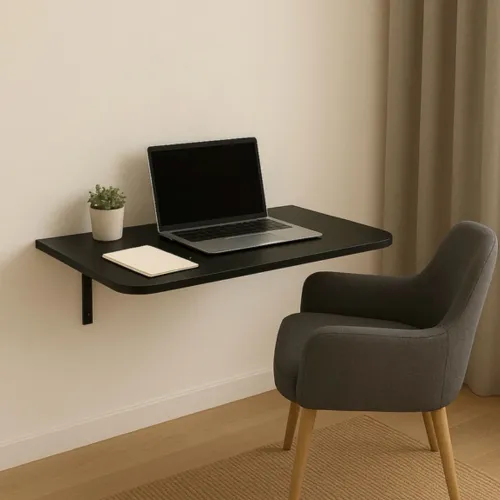 Mesa de parede dobrável 90x40cm