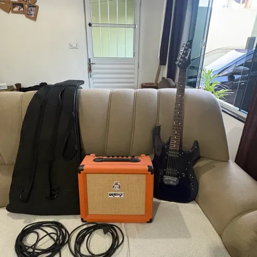 Kit Completo: Guitarra Ibanez GIO + Amp Orange 20W + Capa e Cabos (Venda Rápida)
