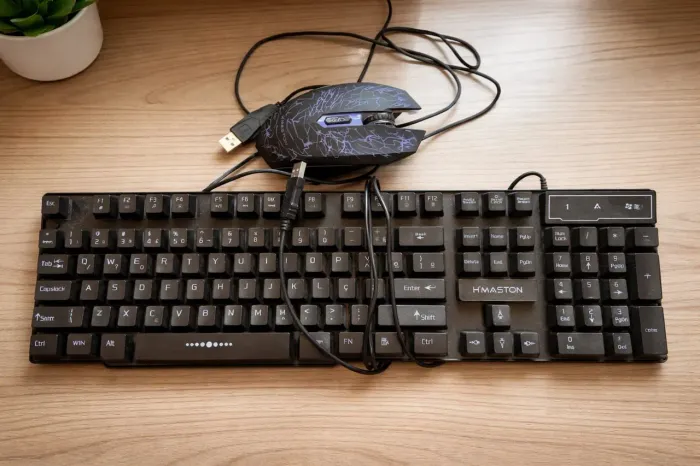 Kit mouse e teclado 