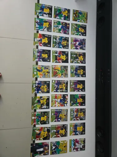 Cards seleção brasileira