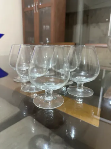 Conjunto taça - modelo conhaque