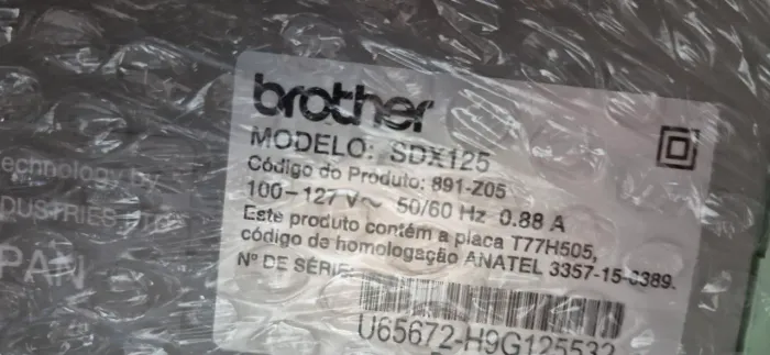 Impressora Brother de corte mod SDX125