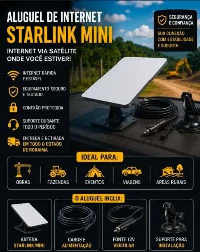 Aluguel starlink mini