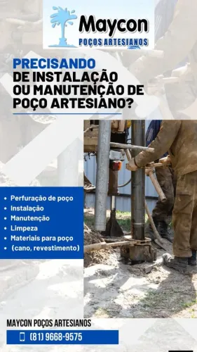 Perfuração de poço artesiano