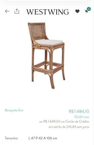 Banqueta Ratan Westwing
