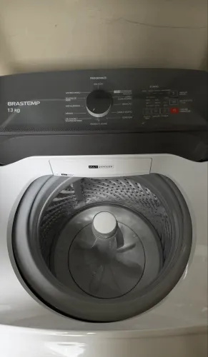 Máquina de Lavar Brastemp 13Kg branca com Ciclo Tira Manchas Advanced e Ciclo Antibolinha