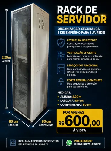 Rack servidor usado