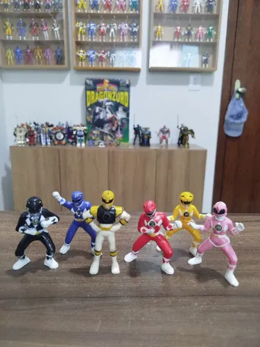 Coleção miniaturas Power Rangers MC Donald's
