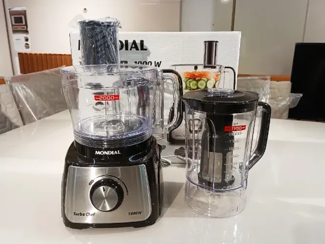 Multiprocessador Turbo Chef 9 em 1 Mondial.