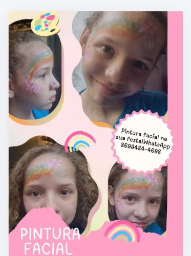 Pintura facial, festas e eventos infantis!