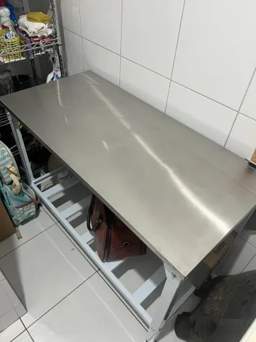 Mesa de inox 117x55cm