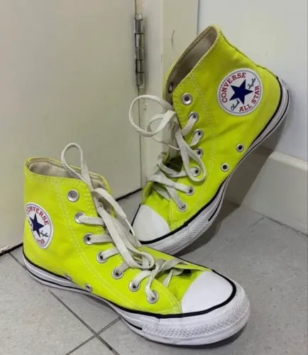 all star verde neon 