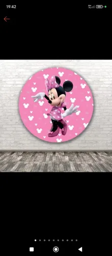 Kit festa da Minnie completo,vai com taças de led e outros 