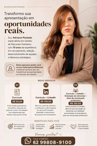 Reestruturação de Currículo e LinkedIn