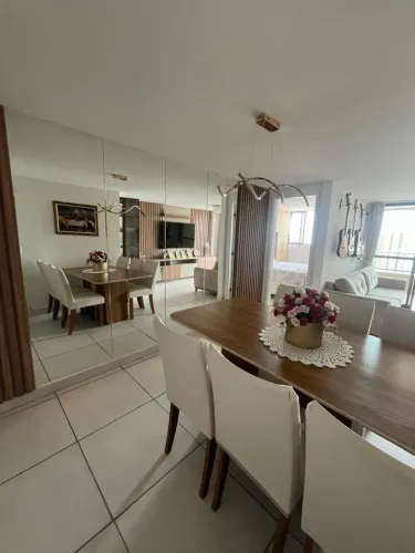 Apartamento no Manaira Mobiliado, 3 quartos e 2 vagas de garagem.
