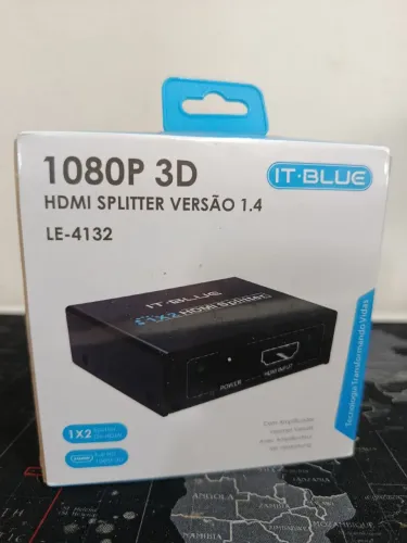 Splitter HDMI distribuição de 1x2 saídas simultâneas / OFERTA IMPERDÍVEL