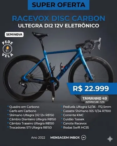 Bicicleta Speed Swift RaceVox Disc