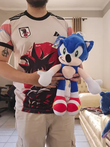 Pelúcia personagem Sonic