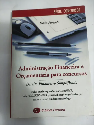 Livro de Administração Financeira e Orçamentária para Concurso
