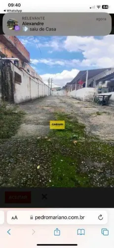 Terreno à Venda na Divisa de Santo André com São Caetano do Sul Oportunidade Única para I